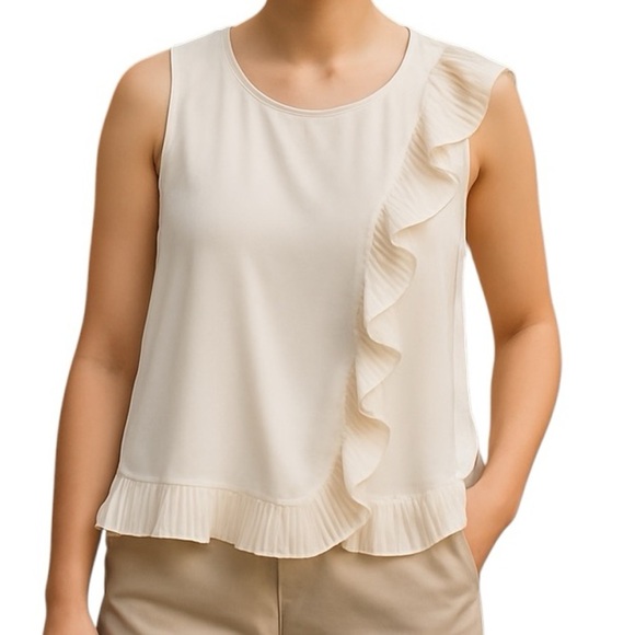 Ann Taylor Ruffle Women's Top - Picture 1 of 9